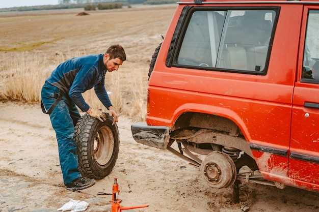 Fixing a flat tire on the trail